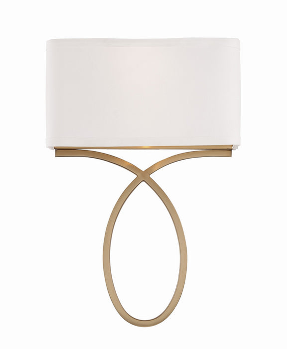 Crystorama BRK-A3702-VG Brinkley Two Light Wall Sconce Vibrant Gold Main Image.jpg