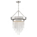 Crystorama CLA-A3205-PN-CL-MWP Clarksen Five Light Chandelier Polished Nickel Main Image.jpg
