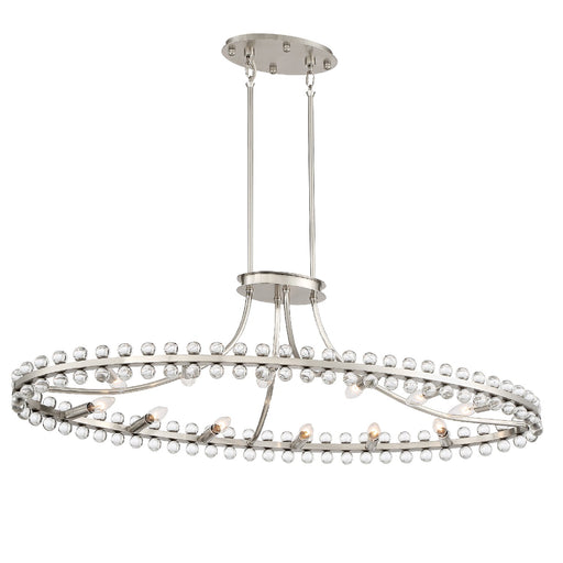 Crystorama CLO-8897-BN Clover 12 Light Chandelier Brushed Nickel Main Image.jpg