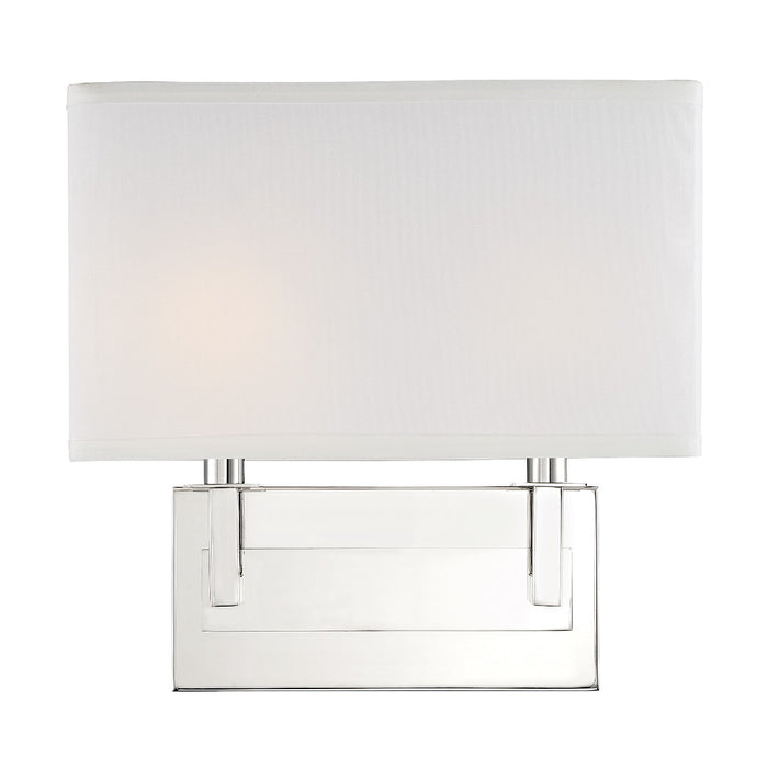 Crystorama DUR-A3542-PN Durham Two Light Wall Sconce Polished Nickel Main Image.jpg