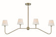 Crystorama KEE-A3004-VG Keenan Four Light Chandelier Vibrant Gold Main Image.jpg