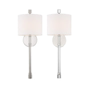 Crystorama RAC-A3501-PN Rachel One Light Wall Sconce Polished Nickel Main Image.jpg
