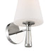 Crystorama RAM-A3401-PN Ramsey One Light Wall Sconce Polished Nickel Main Image.jpg