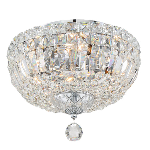 Crystorama ROS-A1004-CH-CL-MWP Roslyn Four Light Flush Mount Polished Chrome Main Image.jpg