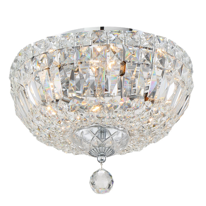 Crystorama ROS-A1004-CH-CL-MWP Roslyn Four Light Flush Mount Polished Chrome Main Image.jpg