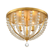 Crystorama ROX-A9000-GA Roxy Three Light Flush Mount Antique Gold Alternate Image 2.jpg