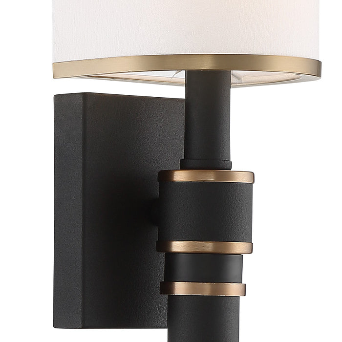 Crystorama SLO-A3601-VG-BF Sloane One Light Wall Sconce Vibrant Gold / Black Forged Alternate Image 4.jpg