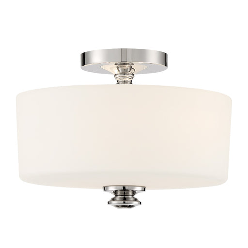 Crystorama TRA-A3302-PN Travis Two Light Semi Flush Mount Polished Nickel Main Image.jpg