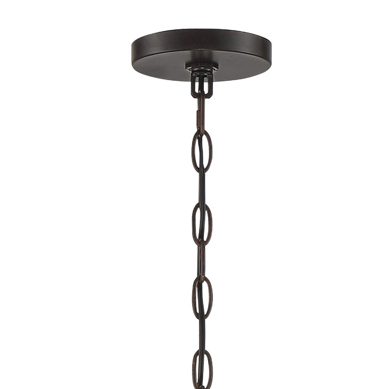 Crystorama ZUC-A9036-EB-GA Zucca Six Light Chandelier English Bronze / Antique Gold Alternate Image 4.jpg