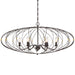 Crystorama ZUC-A9036-EB-GA Zucca Six Light Chandelier English Bronze / Antique Gold Main Image.jpg