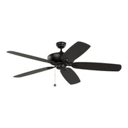 Generation Lighting 5CSM60MBK Colony 60"Ceiling Fan, Midnight Black Main Image.jpg