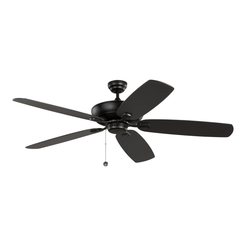 Generation Lighting 5CSM60MBK Colony 60"Ceiling Fan, Midnight Black Main Image.jpg