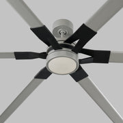 Visual Comfort Fan 6LFR96PBSD Loft 96 Ceiling Fan, Painted Brushed Steel Alternate Image.jpg