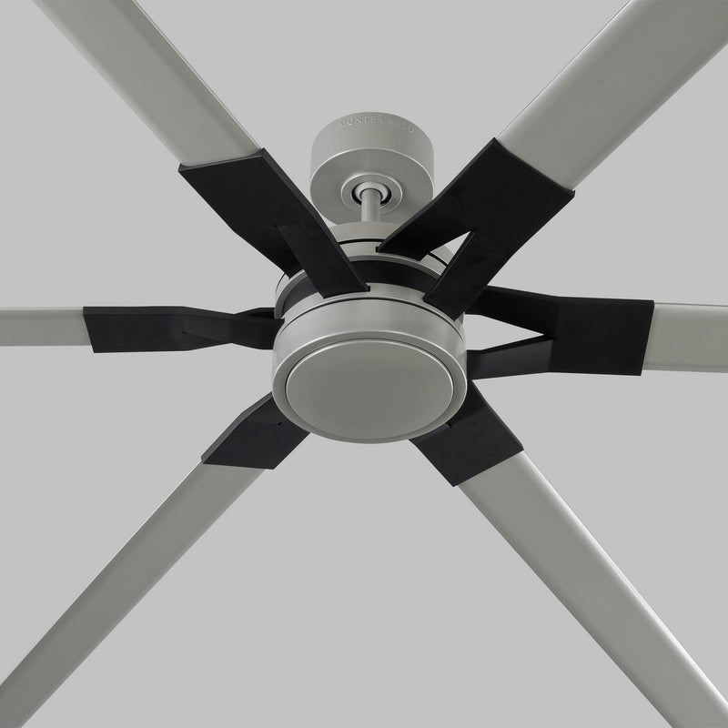 Visual Comfort Fan 6LFR96PBSD Loft 96 Ceiling Fan, Painted Brushed Steel Alternate Image 6.jpg