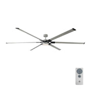 Visual Comfort Fan 6LFR96PBSD Loft 96 Ceiling Fan, Painted Brushed Steel Alternate Image 7.jpg