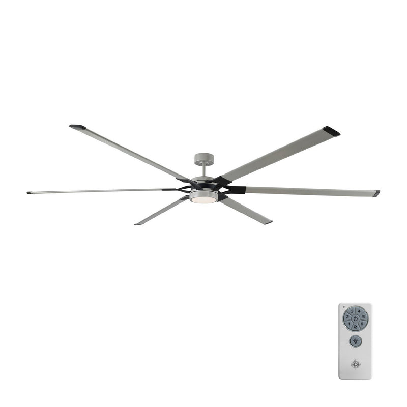 Visual Comfort Fan 6LFR96PBSD Loft 96 Ceiling Fan, Painted Brushed Steel Alternate Image 7.jpg