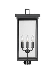 Millennium 42604-PBK Barkeley Four Light Outdoor Post Lantern, Powder Coated Black Main Image.jpg