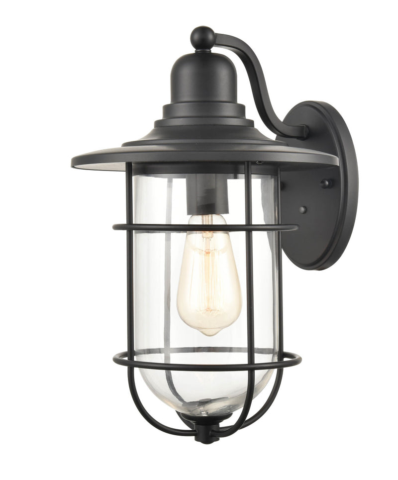 Millennium 2921-PBK One Light Outdoor Wall Bracket, Powder Coat Black Main Image.jpg