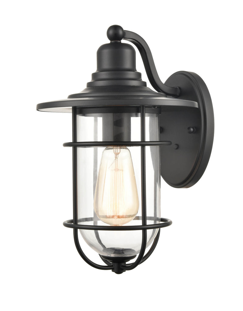 Millennium 2931-PBK One Light Outdoor Wall Bracket, Powder Coat Black Main Image.jpg