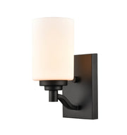 Millennium 3181-MB Durham One Light Wall Sconce, Matte Black Main Image.jpg