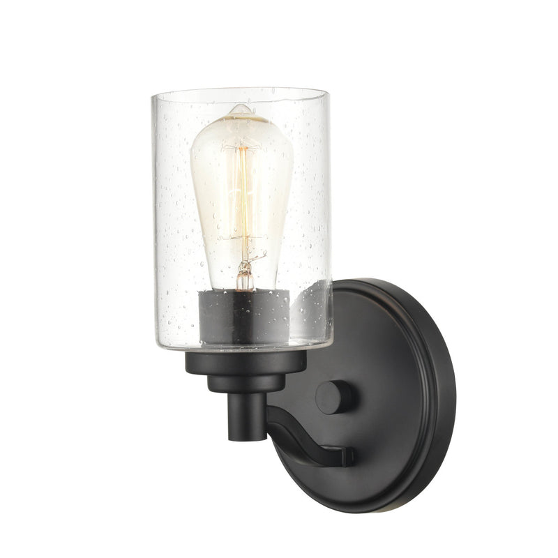 Millennium 3681-MB One Light Wall Sconce, Matte Black Main Image.jpg