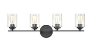 Millennium 3684-MB Four Light Vanity, Matte Black Main Image.jpg