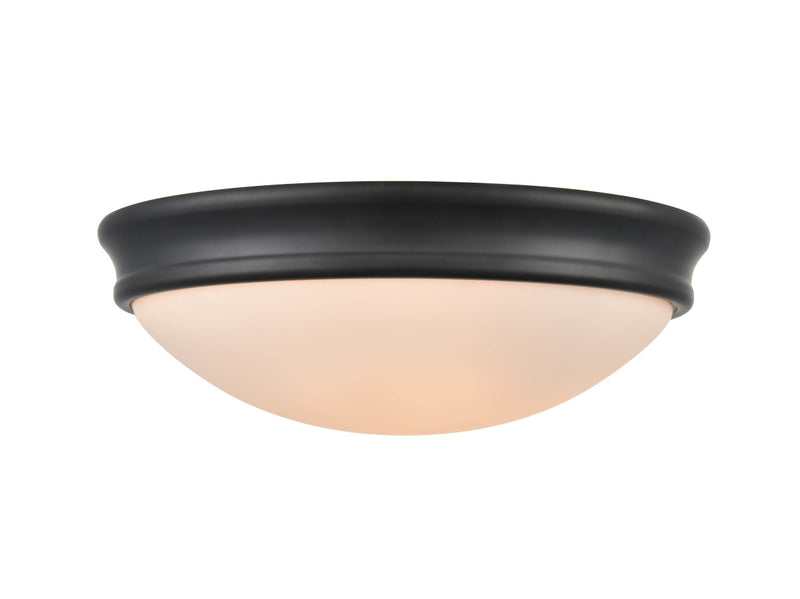 Millennium 5223-MB Two Light Flushmount, Matte Black Main Image.jpg