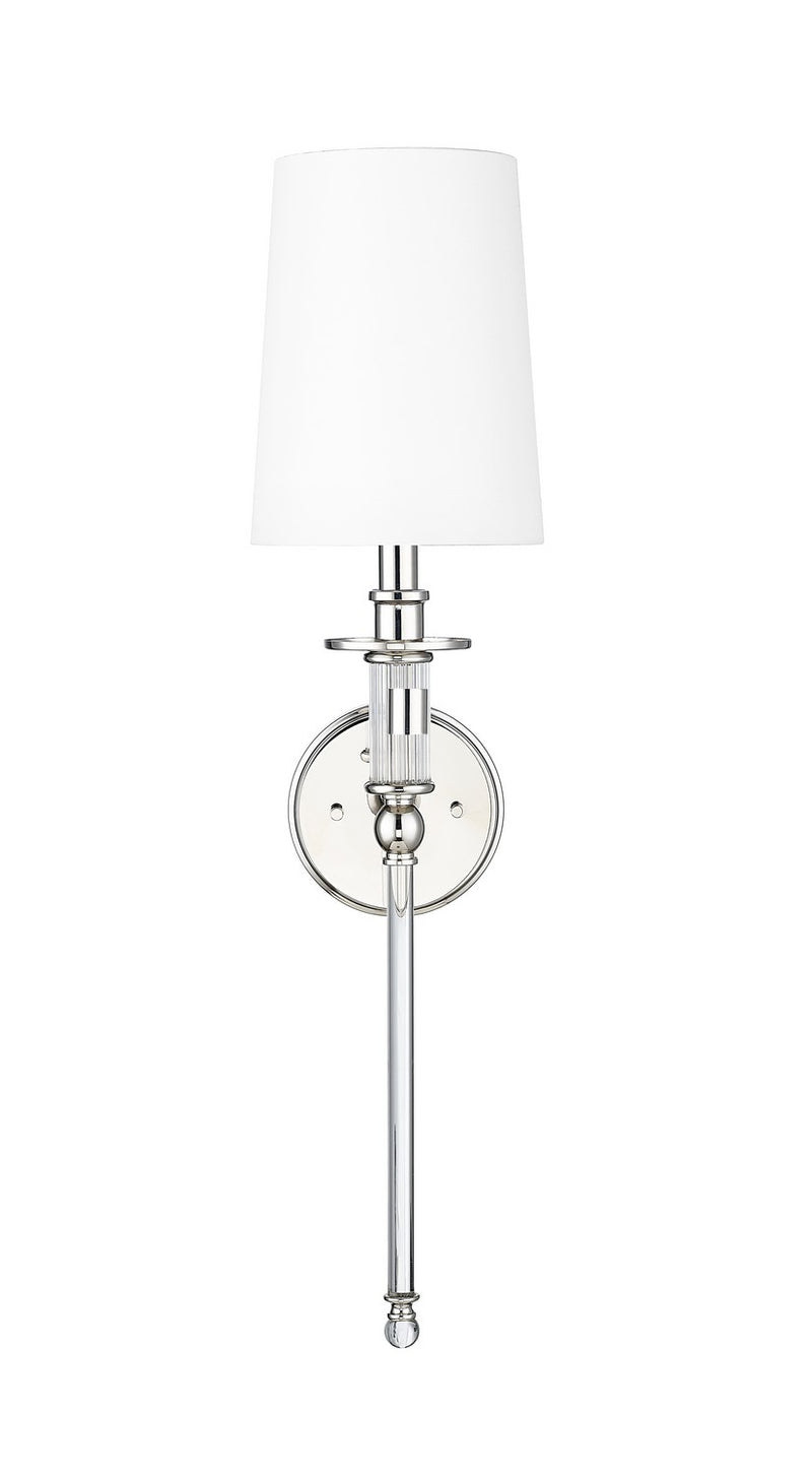 Millennium 46981-PN One Light Wall Sconce, Polished Nickel Main Image.jpg