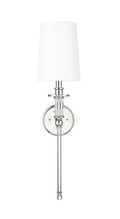 Millennium 46981-PN One Light Wall Sconce, Polished Nickel Main Image.jpg