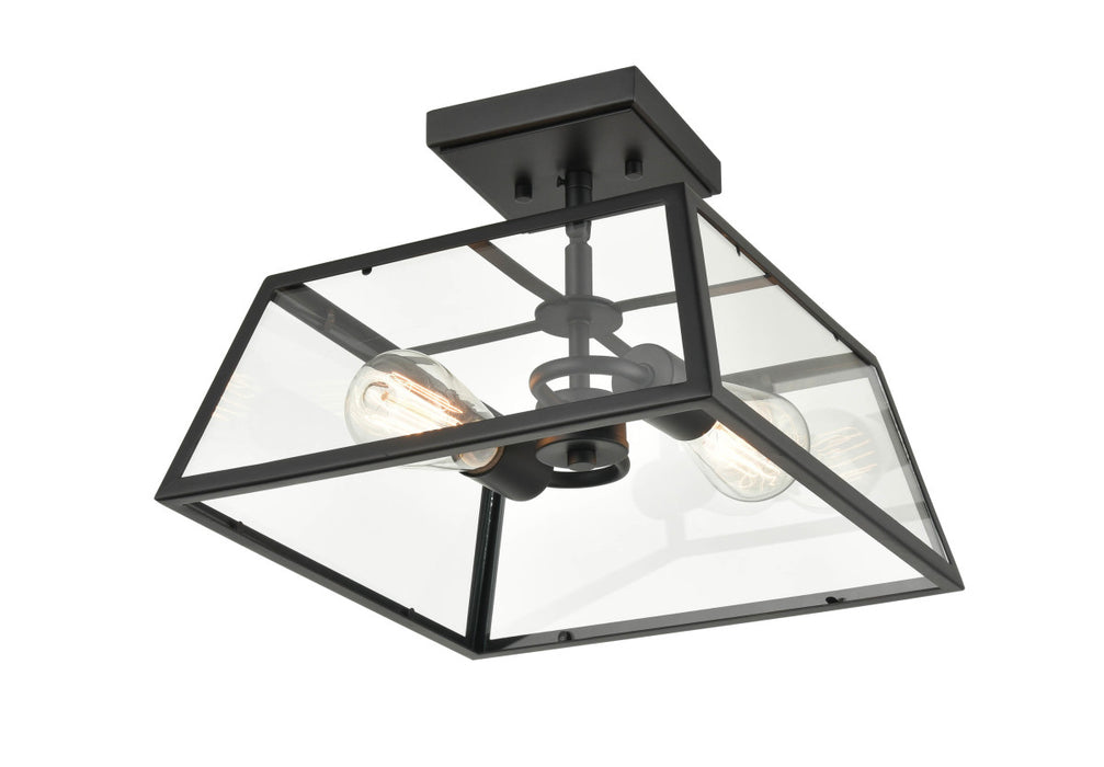 Millennium 8022-PBK Grant Two Light Outdoor Lantern, Powder Coat Black Main Image.jpg