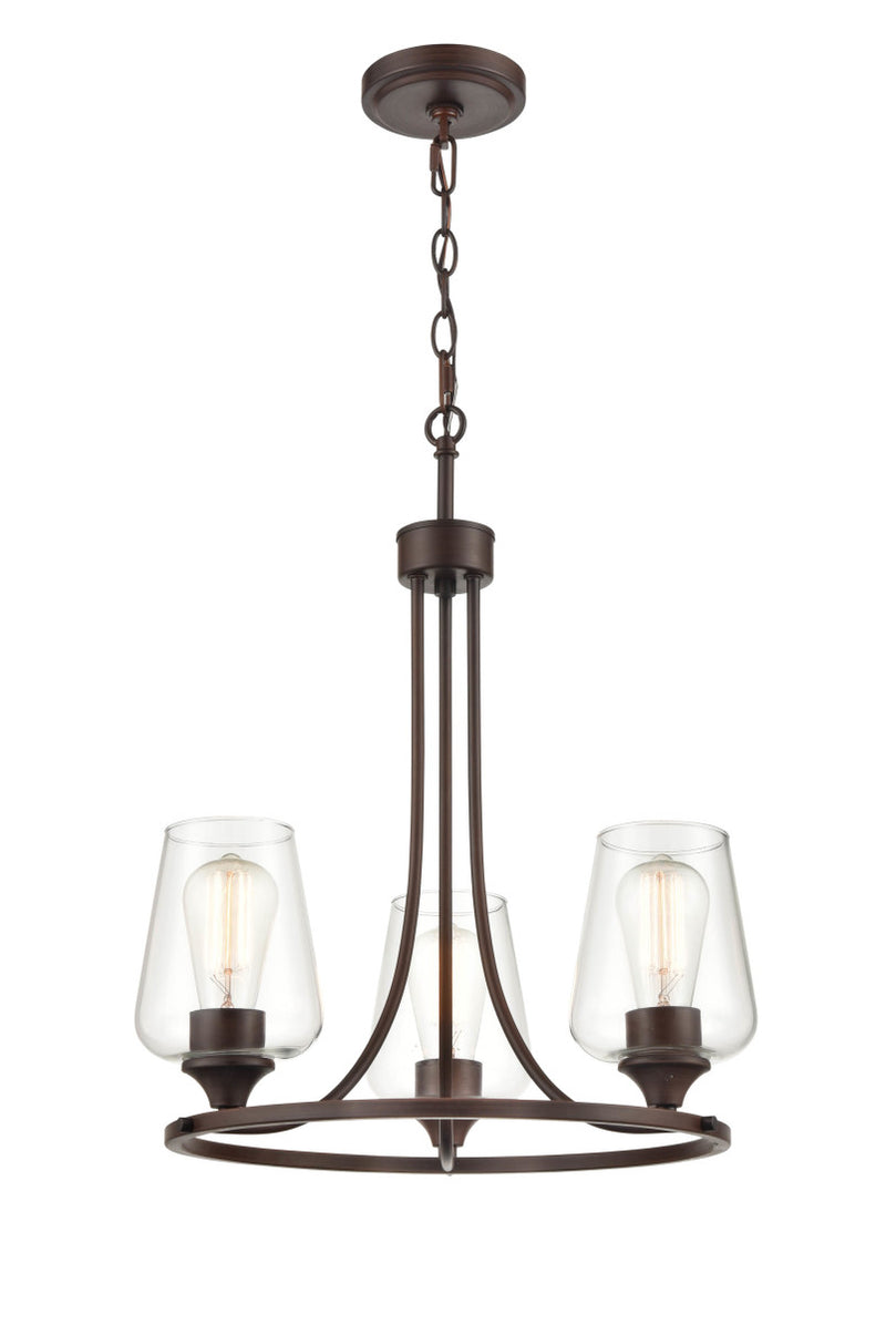Millennium 9723-RBZ Ashford Three Light Chandelier, Rubbed Bronze Main Image.jpg