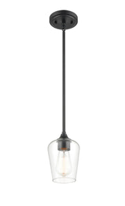 Millennium 9731-MB Ashford One Light Mini Pendant, Matte Black Main Image.jpg