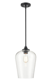 Millennium 9741-MB Ashford One Light Mini Pendant, Matte Black Main Image.jpg