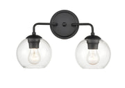 Millennium 9752-MB Two Light Vanity, Matte Black Main Image.jpg