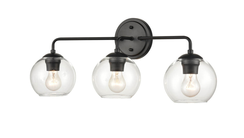 Millennium 9753-MB Three Light Vanity, Matte Black Main Image.jpg