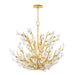 Hudson Valley 7228-GL Tulip Nine Light Chandelier, Gold Leaf Main Image.jpg