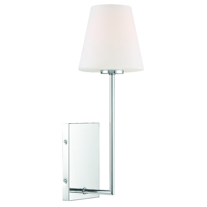 Crystorama LEN-250-OP-CH Lena One Light Wall Sconce Polished Chrome Main Image.jpg