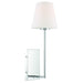 Crystorama LEN-250-OP-CH Lena One Light Wall Sconce Polished Chrome Main Image.jpg