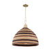 Hudson Valley 9330-AGB Lido Beach One Light Pendant, Aged Brass Main Image.jpg