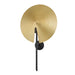 Hudson Valley 9701-AGB/BK Equilibrium One Light Wall Sconce, Aged Brass/Black Main Image.jpg