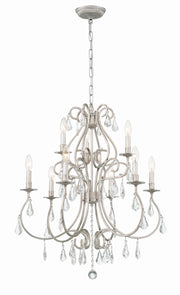Crystorama 5019-OS-CL-S Ashton Nine Light Chandelier Olde Silver Main Image.jpg
