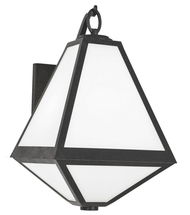 Crystorama GLA-9722-OP-BC Glacier Two Light Outdoor Wall Sconce Black Charcoal Main Image.jpg