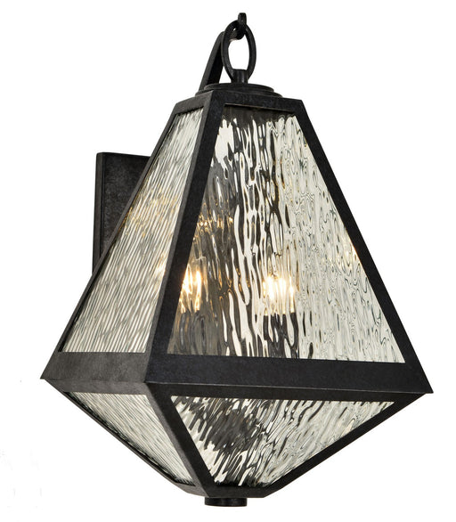 Crystorama GLA-9722-WT-BC Glacier Two Light Outdoor Wall Sconce Black Charcoal Main Image.jpg