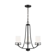 Generation Lighting 3121603-112 Robie Three Light Chandelier, Midnight Black Main Image.jpg