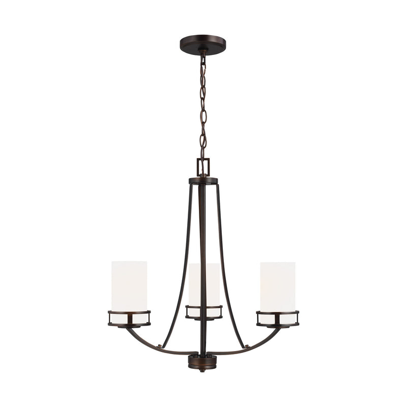 Generation Lighting 3121603-710 Robie Three Light Chandelier, Bronze Main Image.jpg