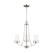 Generation Lighting 3121603-962 Robie Three Light Chandelier, Brushed Nickel Main Image.jpg
