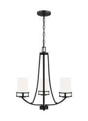 Generation Lighting 3121603EN3-112 Robie Three Light Chandelier, Midnight Black Main Image.jpg