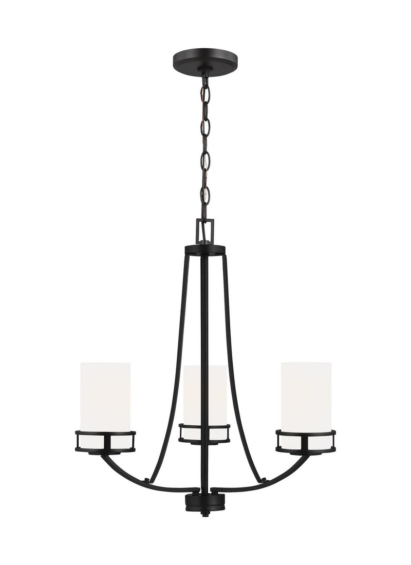Generation Lighting 3121603EN3-112 Robie Three Light Chandelier, Midnight Black Main Image.jpg