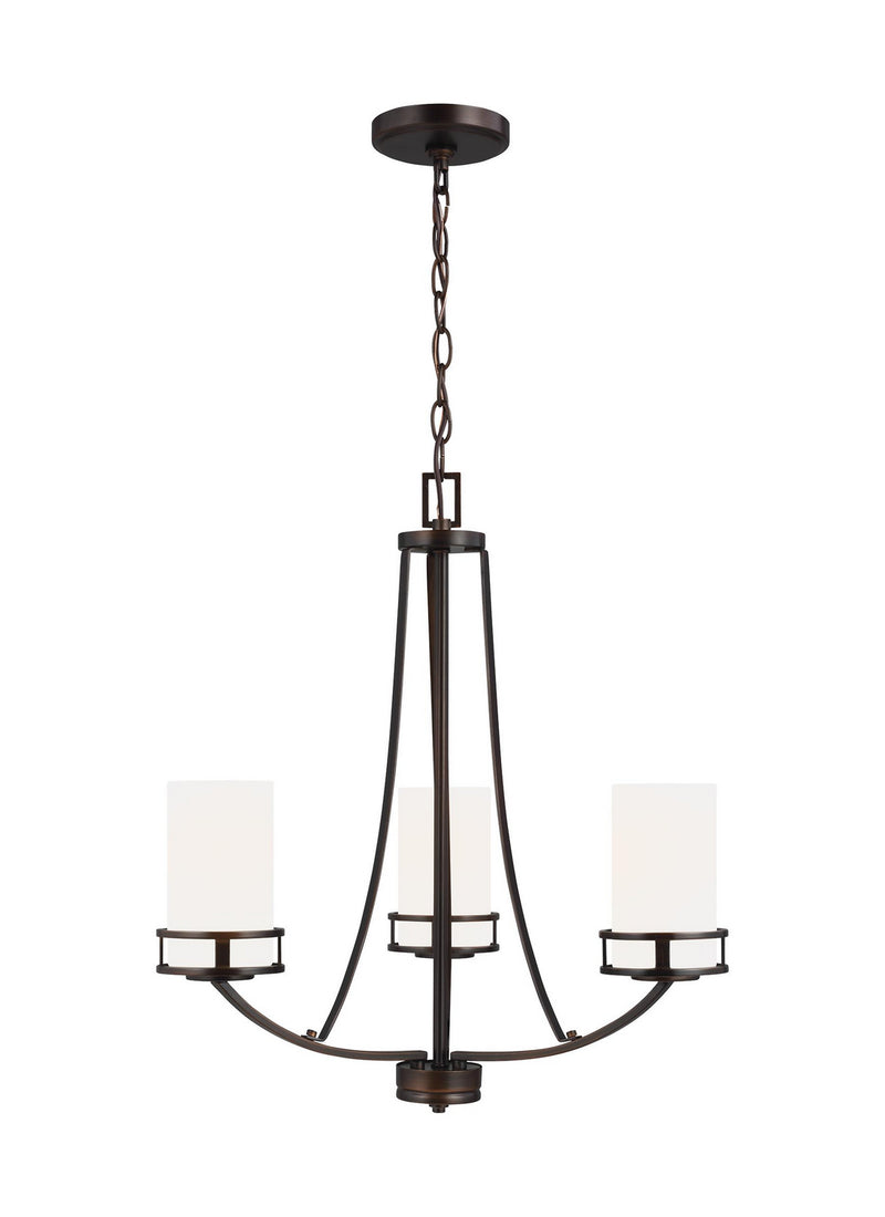 Generation Lighting 3121603EN3-710 Robie Three Light Chandelier, Bronze Main Image.jpg