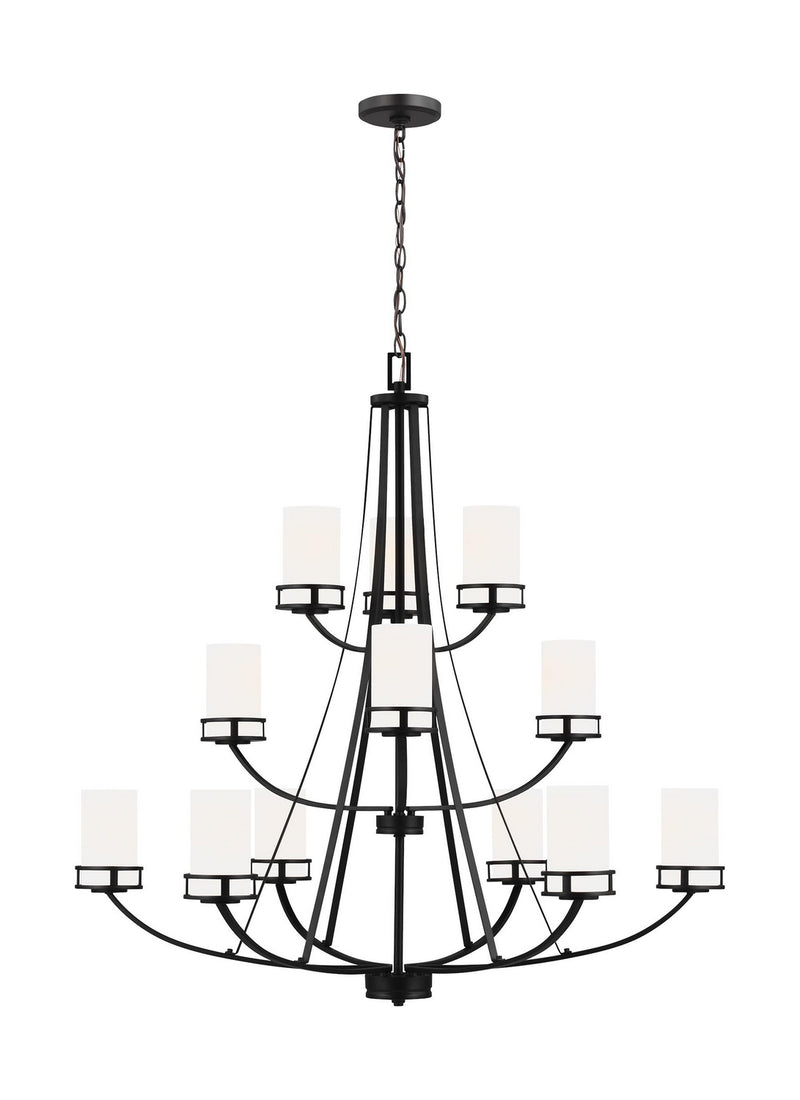 Generation Lighting 3121612EN3-112 Robie 12 Light Chandelier, Midnight Black Main Image.jpg